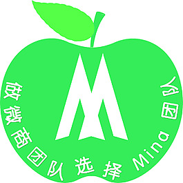 微商Mina蘋果logo