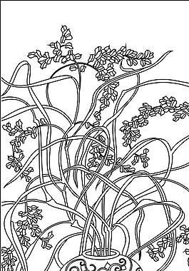 花瓶 金葉子圖片