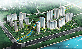 居住區(qū)景觀建筑設(shè)計圖片