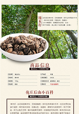 辣木籽詳情頁