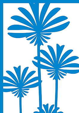簡(jiǎn)約花紋鏤空?qǐng)D案圖片
