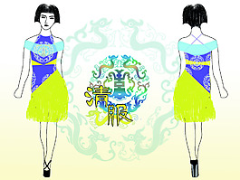 原創(chuàng)漢代服裝設(shè)計(jì)