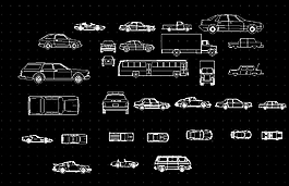 汽車平面立面圖圖片