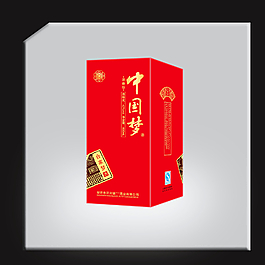 白酒 酒盒 包裝 設計 展開圖圖片