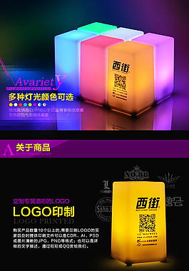 LED方燈詳情頁設計