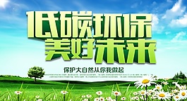 低碳環保海報