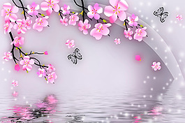 粉色小花