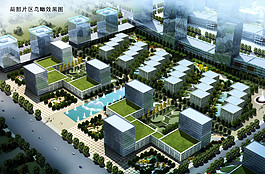 建筑鳥瞰圖圖片