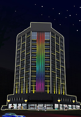 夜景效果图图片