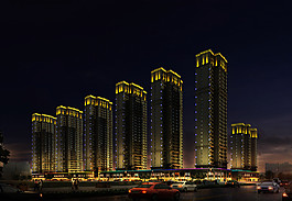 建筑亮化圖片