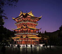 夜景照明設計圖片