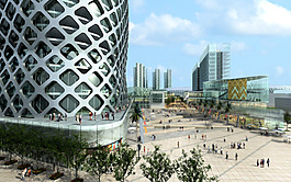 商業(yè)廣場(chǎng)景觀設(shè)計(jì)