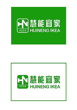 HN的結合折射出慧能宜家的公司標志