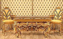 黄金家具图片