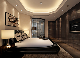 現(xiàn)代臥室效果圖圖片