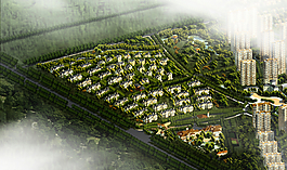 居住区效果图图片