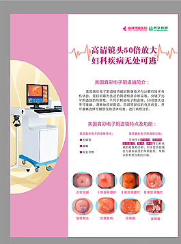 婦科子宮糜爛展板圖片