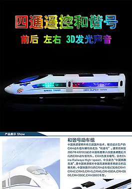 玩具火車詳情頁模板設(shè)計(jì)