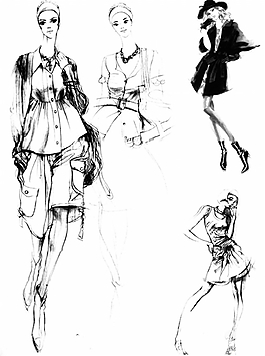 手繪服裝設計一系列111