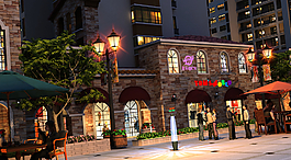 商業(yè)夜景圖片