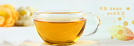 banner 玻璃杯 簡約圖片