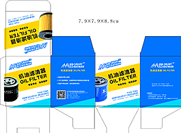 機油濾油器包裝盒圖片