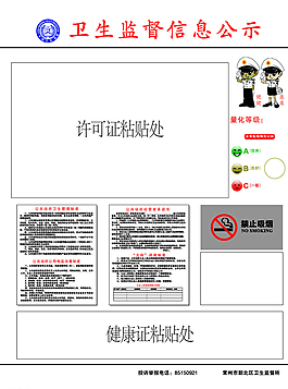 衛(wèi)生監(jiān)督信息公示圖片