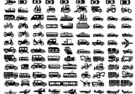 汽車貨車摩托圖標(biāo)