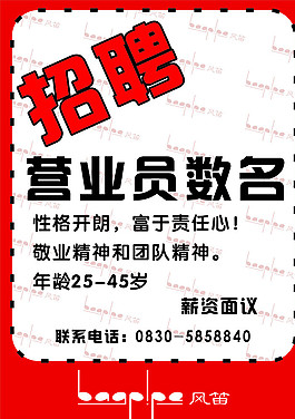 風笛招聘圖片