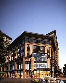 劍橋府邸建筑效果圖圖片