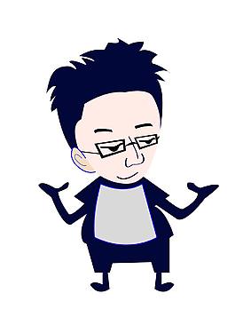 卡通小男孩
