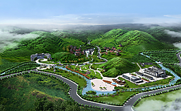 度假區(qū)鳥瞰圖圖片