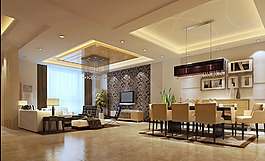 現(xiàn)代風(fēng)格客餐廳設(shè)計(jì)
