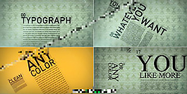 充满活力的段落文字动画展示