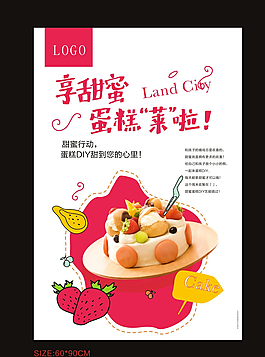 蛋糕展板圖片