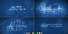 創意線條版項目藍圖AE模板