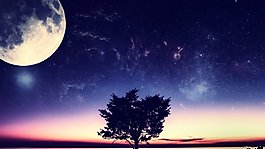 星空唯美背景圖片