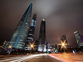 城市夜晚背景图片