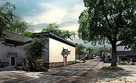 古香古色的街道圖片