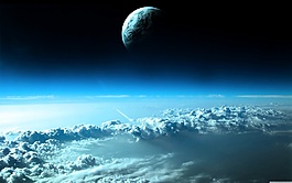 外太空星空背景圖片