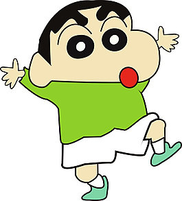 蜡笔小新矢量图
