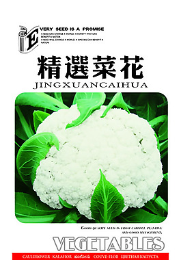 菜花包装袋菜花种子袋菜花,白色蔬菜,食品免费可商用菜花,白色蔬菜