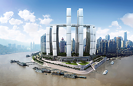 重庆来福士广场效果图图片