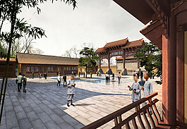 旅游區(qū)建筑景觀設(shè)計(jì)圖片