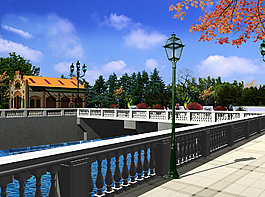 水壩環(huán)境景觀設(shè)計圖片