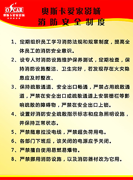 消防安全制度圖片