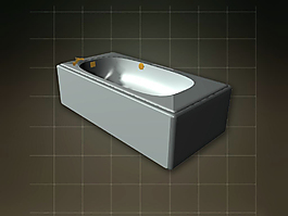 3DMAX浴盆模型