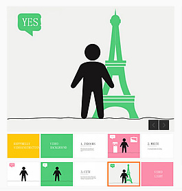 簡(jiǎn)約扁平化版式設(shè)計(jì)PPT模板
