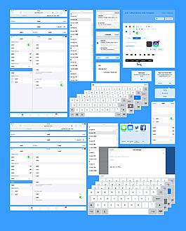 iPad_GUI_iOS7规范设计加字体
