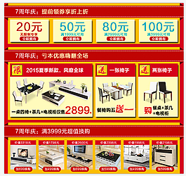 店慶關聯活動優惠券換購